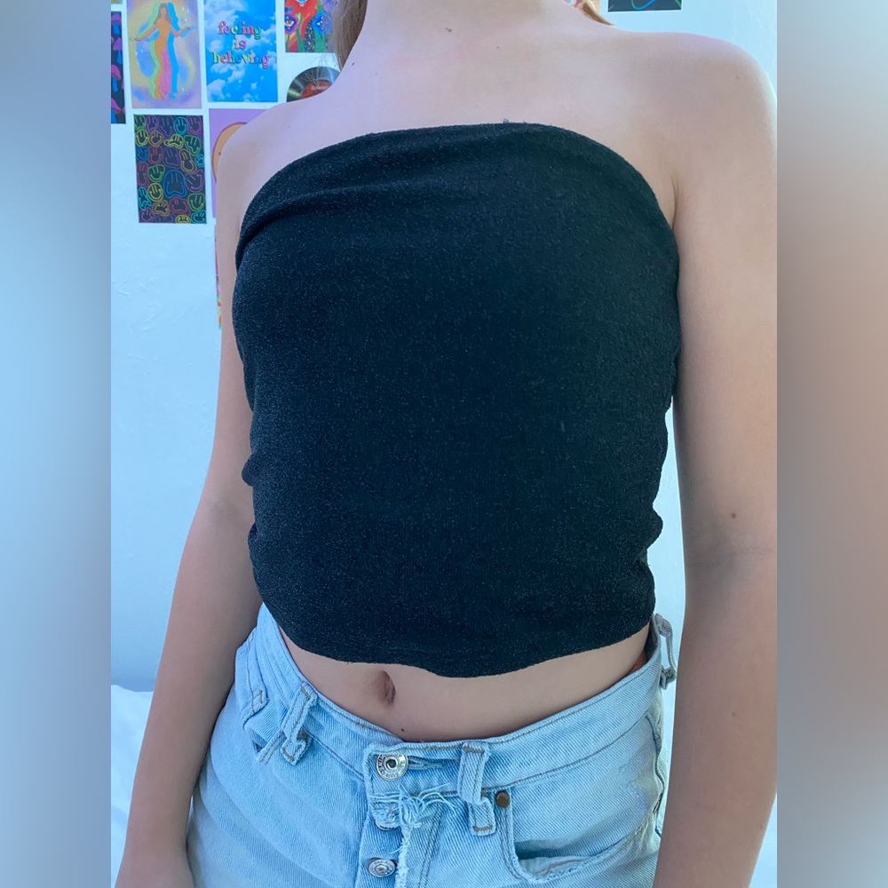 sparkly black wild fable (target’s brand) tube top